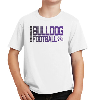 Youth Bulldog Football Lines BP T-shirt  Thumbnail
