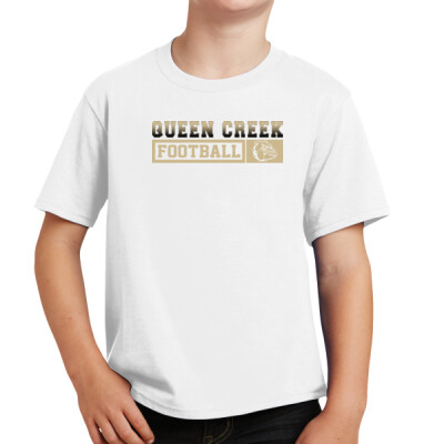 Youth QC Football Two-Tone T-shirt Thumbnail
