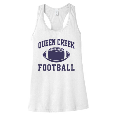Ladies Queen Creek Football Jersey Racerback Tank Thumbnail
