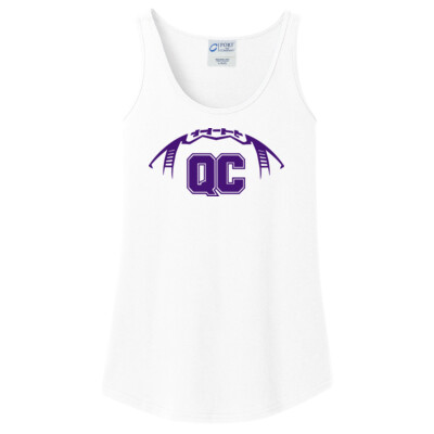 Ladies QC Half Football Core Cotton Tank Top Thumbnail