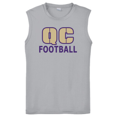Unisex QC Football Sleeveless PosiCharge Competitor Tee Thumbnail