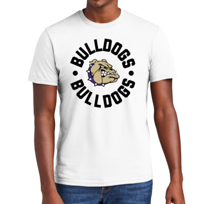 Bulldogs Circle Unisex T-shirt Thumbnail