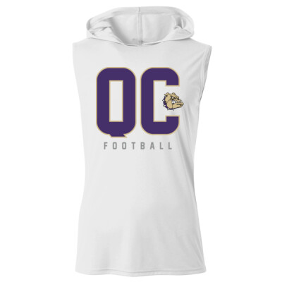 Sleeveless Full Color QC Football Hooded T-shirt Thumbnail