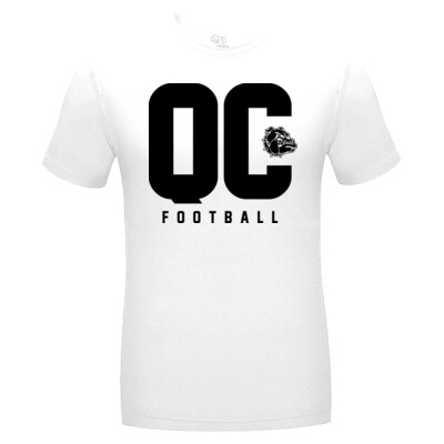 QC Football White Compression Crewneck  Thumbnail