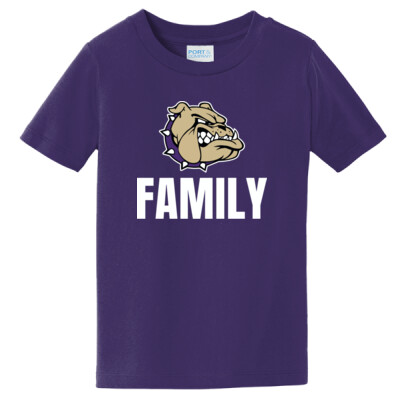 Toddler Bulldog Family T-shirt Thumbnail