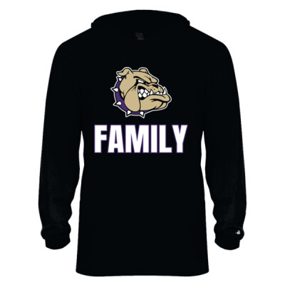 Youth Bulldog Family Hoodie T-shirt Thumbnail