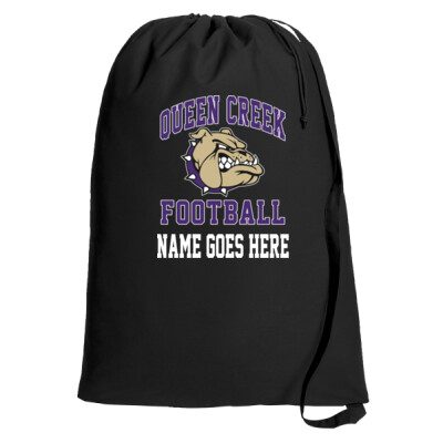 Queen Creek Football Personalized Laundry Bag Thumbnail