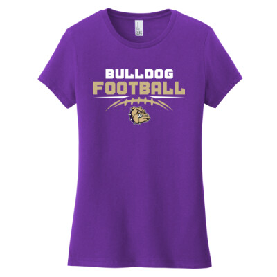 Women's Bulldog Football T-shirt Thumbnail