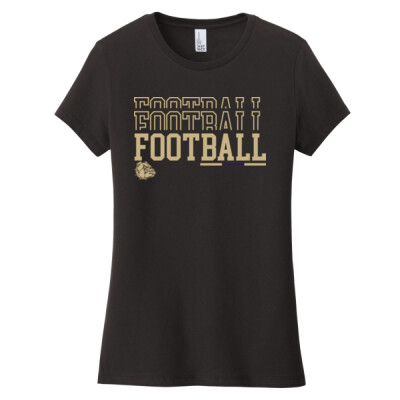 Women's QC Football T-shirt Thumbnail