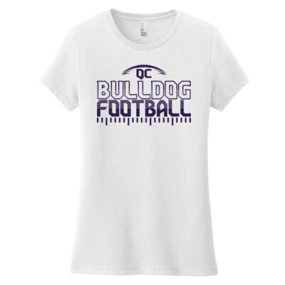 Women's QC Bulldog Football T-shirt Thumbnail