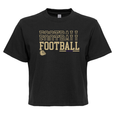 Women's QC Football Boxy T-shirt Thumbnail