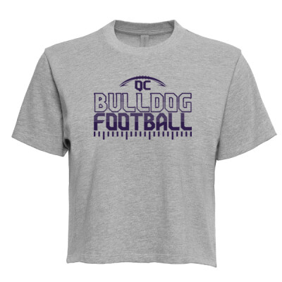 Women's QC Bulldog Football Boxy T-shirt Thumbnail