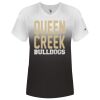 Women's V-Neck Ombre T-Shirt Thumbnail