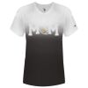 Women's V-Neck Ombre T-Shirt Thumbnail