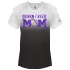 Women's V-Neck Ombre T-Shirt Thumbnail