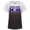 Women's V-Neck Ombre T-Shirt Thumbnail