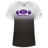 Women's V-Neck Ombre T-Shirt Thumbnail