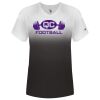 Women's V-Neck Ombre T-Shirt Thumbnail