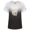 Women's V-Neck Ombre T-Shirt Thumbnail