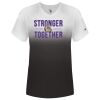 Women's V-Neck Ombre T-Shirt Thumbnail