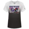 Women's V-Neck Ombre T-Shirt Thumbnail