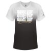 Women's V-Neck Ombre T-Shirt Thumbnail