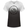 Women's V-Neck Ombre T-Shirt Thumbnail