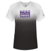 Women's V-Neck Ombre T-Shirt Thumbnail
