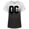 Women's V-Neck Ombre T-Shirt Thumbnail