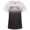 Women's V-Neck Ombre T-Shirt Thumbnail
