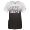 Women's V-Neck Ombre T-Shirt Thumbnail