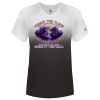 Women's V-Neck Ombre T-Shirt Thumbnail